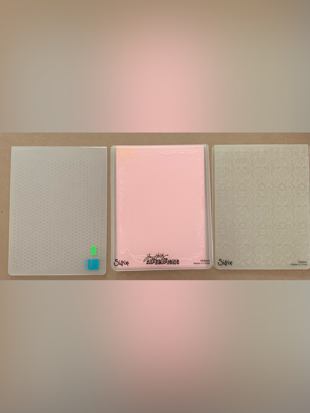 Sizzix Embossing Folder Set Of 3
